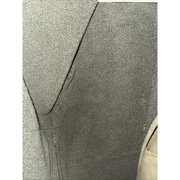 Spanx Reversible Faux Suede Fleece Jacket UTILITY GREEN Sz M MSRP $228 - Picture 8 of 8